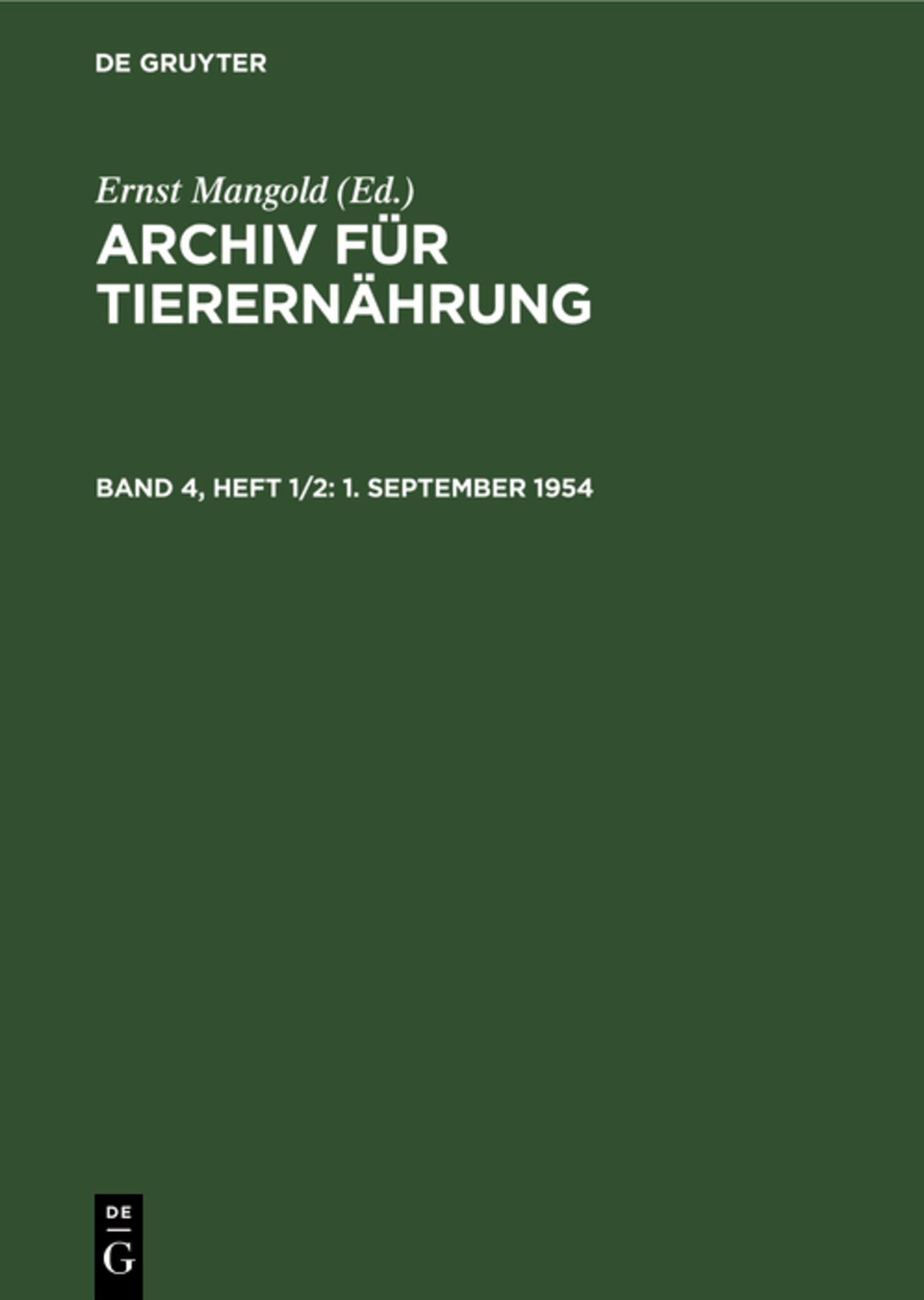 1. September 1954